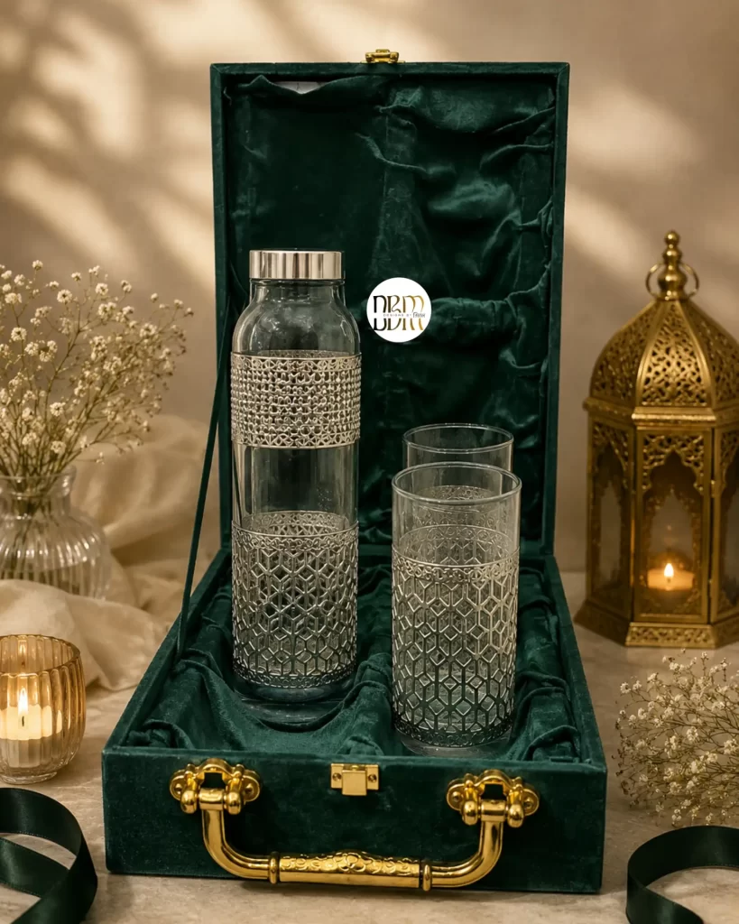 Glass and Bottle Set